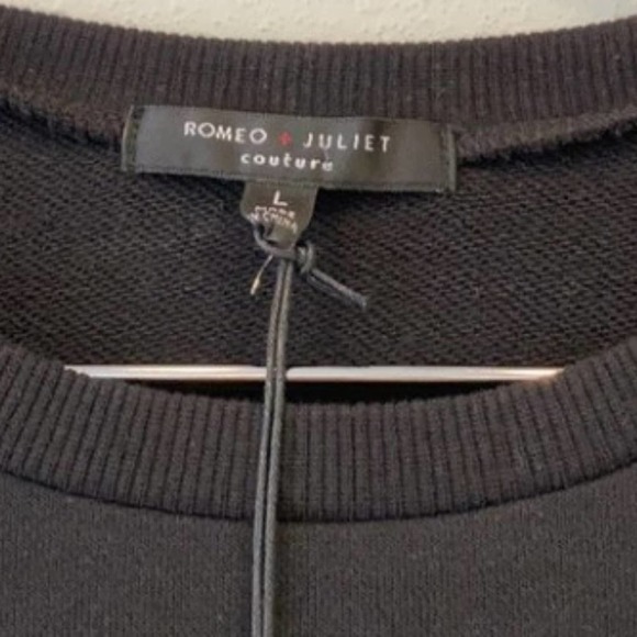 Cozy Juliet Boho Puff Sleeve Floral Sweatshirt NWT - Picture 3 of 7